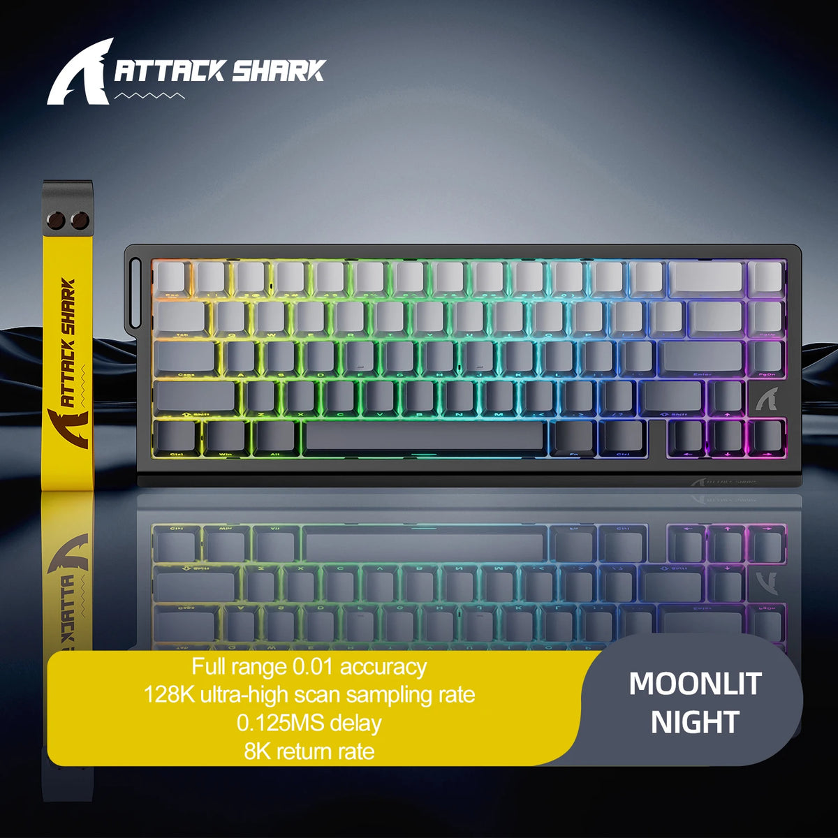 מקלדת גיימינג מגנטית ATTACK SHARK X68HE