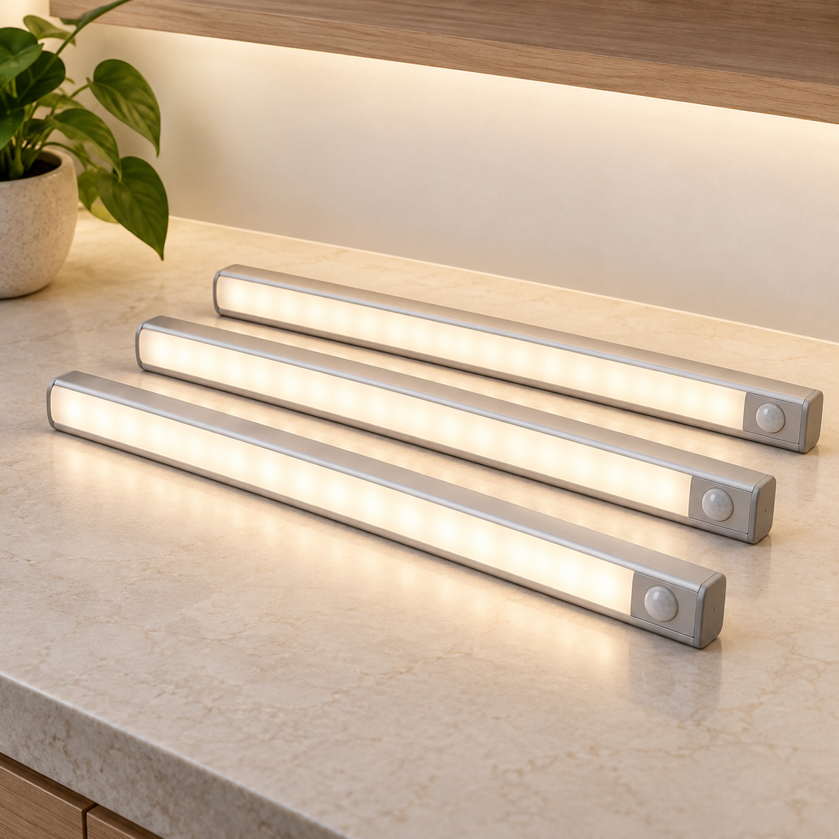 תאורת LED עם חיישן תנועה – מארז חסכוני